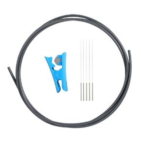 Upgrade Ultra-Smooth PTFE Tubing 2m, 2.5mm ID×4mm OD, with Tube Cutter, Stainless Steel Needle, Low Friction Bowden Tube, for Creality K1/K1 Max/K1C/Ender 3 V3, for Bambu Lab A1/A1 mini/P1P/P1S/X1C