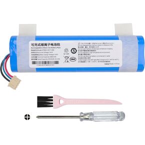 3400mAh Li-Ion Replacement Battery for Ecovacs Deebot N8, Deebot N8+, Deebot N8 Pro, Deebot N5, Deebot Ozmo 900, Ozmo 905, Ozmo 920, Ozmo 930, Ozmo 937 Robot Vacuum Cleaner 14.4V