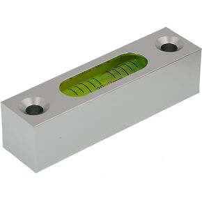 Metal high precision level instrument small strip type leveling square horizontal bubble glass bubble (58X15mm) (k1558264)