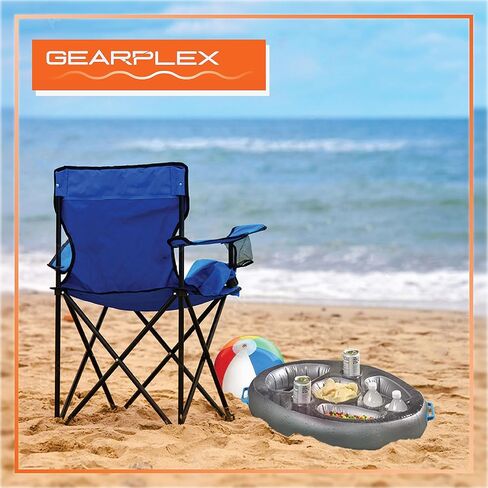 Inflatable Drink Floats for Swimming Pool, Hot Tub, Lake, and Ocean, Floating Tray for Snacks, Cocktails, Beer, Wine, Summer Accessories for Adults in Kuwait
