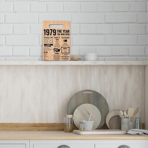 45th Birthday Gifts for Women Men, 45th Birthday Decorations Wood Sign, Rustic Kitchen Decor Wooden Wall Decor Art for Home Farmhouse, Vintage 1979 45th Birthday Gifts for 45 Year Old Mom Dad in Saudi Arabia