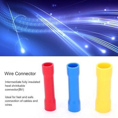 Heat Shrink Butt Connectors, Wire Crimp Terminals 100Pcs for Truck for Boat for Stereo in Saudi Arabia