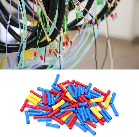Heat Shrink Butt Connectors, Wire Crimp Terminals 100Pcs for Truck for Boat for Stereo in Saudi Arabia