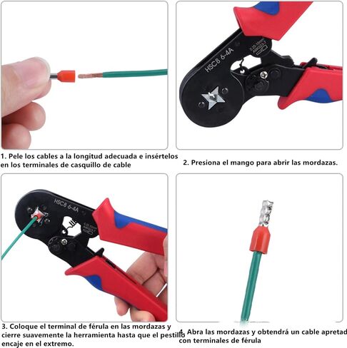 1200PCS Insulated Wire Crimp Terminals Quick Connectors Wiring Spade Cold-Pressed Electrical Terminals Assortment Kit for Marine Auto Use,Terminals in Saudi Arabia