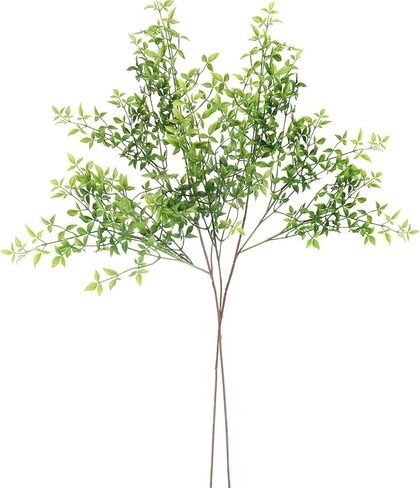 HOHOTIME 2PCS 43.3 "نباتات صناعية داخلية، فروع خضراء صناعية للمزهرية، سيقان خضراء صناعية، فروع صناعية، نباتات غصين وهمية لديكور المنزل ومتجر المكاتب، التخليص in Kuwait