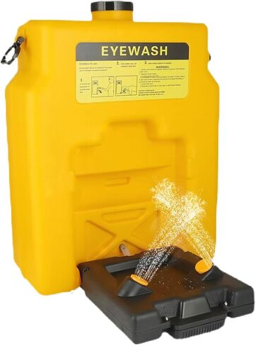 Wall-Mounted Emergency Eye Wash Station - 14 Gallon First Aid Eye Irrigation Unit in Saudi Arabia