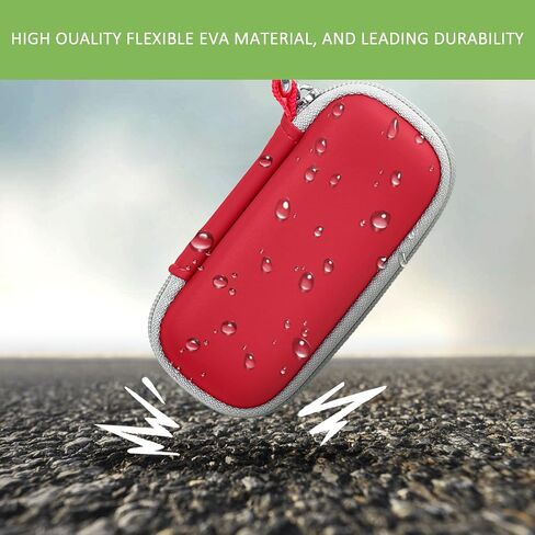 Heart Monitor Case Compatible with AliveCor Kardia Mobile ECG/for KardiaMobile 6L for Apple and Android Device - CASE ONLY (Red) in Saudi Arabia