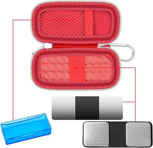 Heart Monitor Case Compatible with AliveCor Kardia Mobile ECG/for KardiaMobile 6L for Apple and Android Device - CASE ONLY (Red) in Saudi Arabia