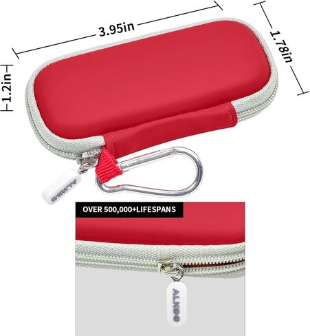 Heart Monitor Case Compatible with AliveCor Kardia Mobile ECG/for KardiaMobile 6L for Apple and Android Device - CASE ONLY (Red) in Saudi Arabia