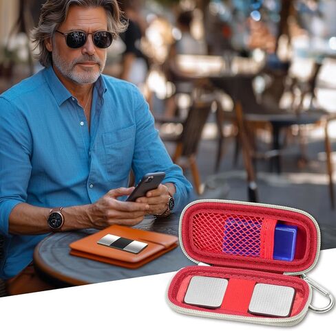 Heart Monitor Case Compatible with AliveCor Kardia Mobile ECG/for KardiaMobile 6L for Apple and Android Device - CASE ONLY (Red) in Saudi Arabia