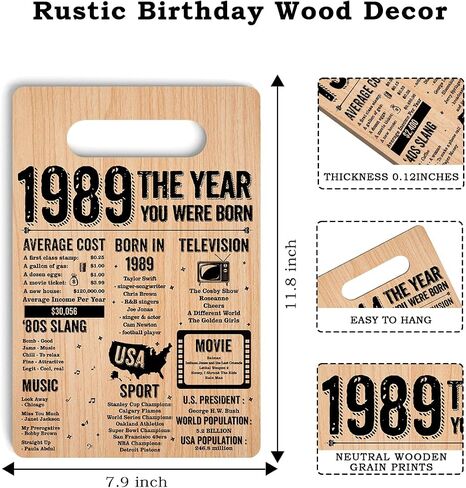 45th Birthday Gifts for Women Men, 45th Birthday Decorations Wood Sign, Rustic Kitchen Decor Wooden Wall Decor Art for Home Farmhouse, Vintage 1979 45th Birthday Gifts for 45 Year Old Mom Dad in Saudi Arabia