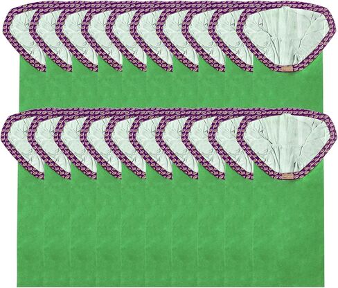 20 حزمة من أكياس المرشحات الدقيقة البديلة 107313 المتوافقة مع مكنسة الظهر ProTeam سعة 10 كوارت: Super Coach Pro 10، GoFit 10 - ياقة مثلثة مفتوحة in Kuwait