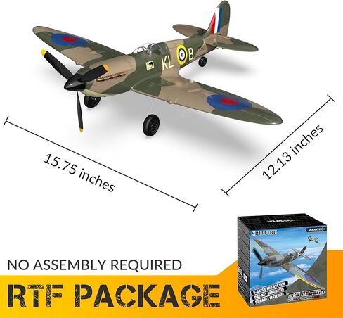 VOLANTEXRC RC Airplane 4-CH RC Plane P51 Mustang Ready to Fly, WWII Remote Control Plane with Xpilot Stabilization System, One Key Aerobatic for Beginners, Adults (761-5 RTF) in Kuwait