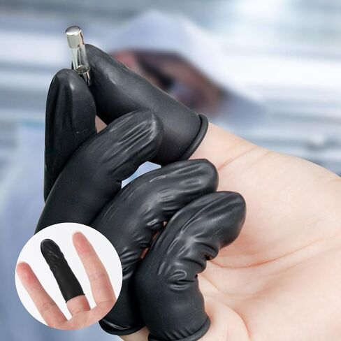 270 Pcs Finger Cots Finger Protectors, Latex Finger Covers Protection for Finger Tips, Finger Gloves, Finger Sleeves, Fingertip Protectors Thumb Cover for Electronic Semiconductor Beauty Craft in Saudi Arabia