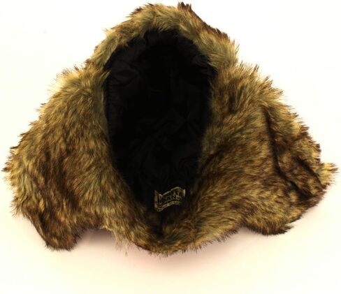 Red and Black Buffalo Plaid Faux Fur Winter Trooper Cap Hat in Kuwait
