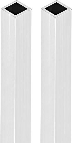 أنبوب مربع 8 مم × 8 مم × 1 مم × 200 مم (العرض × سمك الجدار × الطول) - عبوتان - جيد لبناء المساكن الصناعية - أنابيب الألومنيوم المربعة 6063 in Saudi Arabia