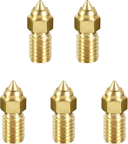 فوهة Creality Ender 3 V3 SE 0.4 مم 5 قطع فوهات عالية السرعة من النحاس M6 فوهات الطارد لـ Ender 5 S1، Ender 7 in Saudi Arabia