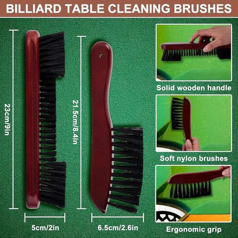 ملحقات طاولة حمام السباحة JIAWANSHUN، 16 كرة بلياردو مع حامل كرة مثلث وماس، مجموعة فرشاة طاولة حمام السباحة in Kuwait