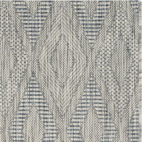 سجادة SAFAVIEH Courtyard Collection مقاس 2 × 3'7 بوصة باللون الرمادي CY8522 للفناء الخلفي والخارجي والطين in Saudi Arabia