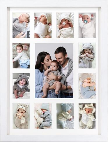 12 month photo frame,School Year Picture Frame,K-12 Collage Photo Frame for Baby First Year Keepsake, 12x16 Multi Picture Frame-13 Opening,Great for Children's Photos, Portrait in Kuwait