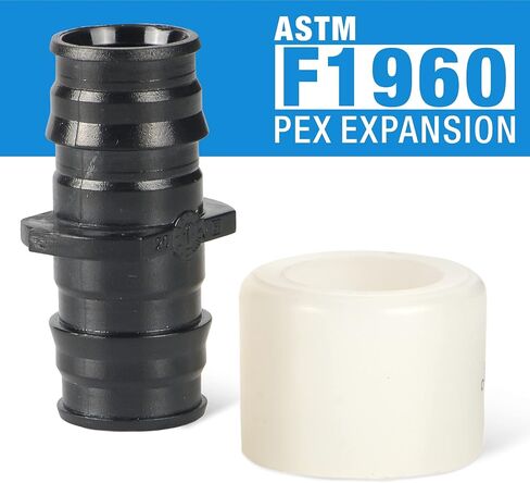 حلقة توسيع IWISS PEX مقاس 3/4 بوصة (25 حزمة)، غلاف تعزيز التمدد، متوافق مع أنابيب PEX-a وتركيبات النحاس أو البوليستر F1960 in Kuwait