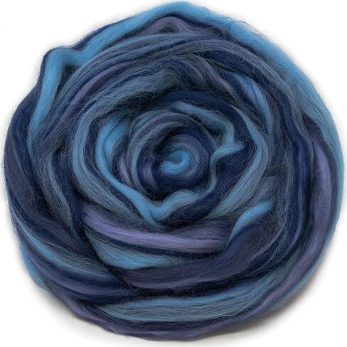 ألياف صوف Merino فائقة النعومة. ملون ممشط أعلى روفينج لدوران اليد، لباد الإبرة، لباد مبلل، صنع الصابون وكرات التجفيف. 5 درجات من الرمادي in Kuwait