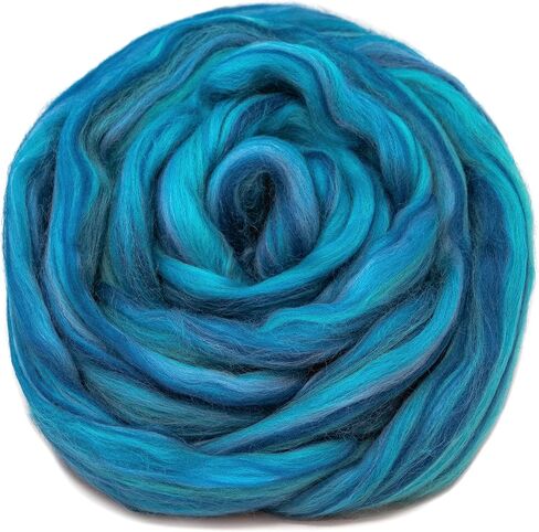 ألياف صوف Merino فائقة النعومة. ملون ممشط أعلى روفينج لدوران اليد، لباد الإبرة، لباد مبلل، صنع الصابون وكرات التجفيف. 5 درجات من الرمادي in Kuwait