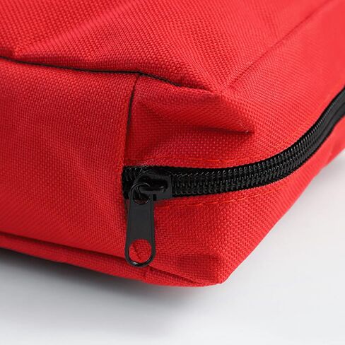 First Aid Kit Reflective Cross Empty Travel Rescue Pouch Medicine Bag Emergency kit Suitable for Car Home Office Kitchen Sport Outdoors (Red) in Saudi Arabia