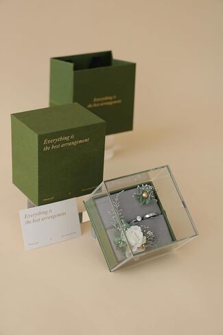 RENORNER Handmade Preserved Flower Ring Box,Forever Rose Proposal Ring Gift Box,Best Gift for Her,Propose,Wedding,Anniversary,Birthday Gifts for Women (Pink) in Saudi Arabia