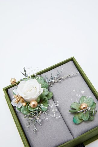 RENORNER Handmade Preserved Flower Ring Box,Forever Rose Proposal Ring Gift Box,Best Gift for Her,Propose,Wedding,Anniversary,Birthday Gifts for Women (Pink) in Saudi Arabia