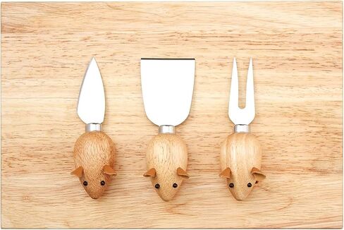 Kikkerland Mouse Cheese Knives, Set of 3 in Kuwait