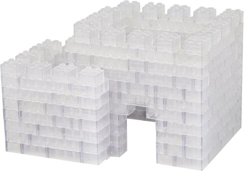 SCS Direct Building Block Friends Pastel Bricks- 1000 Pcs Bulk Set-10 Colors with 27 Roof Pieces - Compatible & Tight Fit with All Major Brands- Great for Activity Tables, Creativity & School Projects in Saudi Arabia