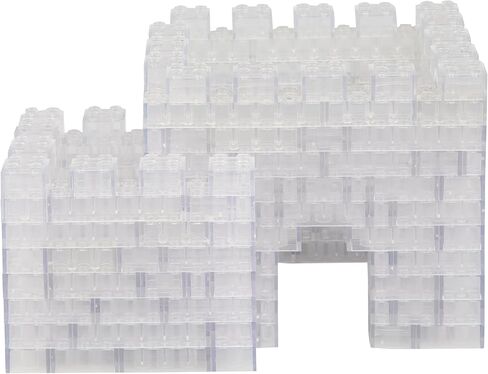 SCS Direct Building Block Friends Pastel Bricks- 1000 Pcs Bulk Set-10 Colors with 27 Roof Pieces - Compatible & Tight Fit with All Major Brands- Great for Activity Tables, Creativity & School Projects in Saudi Arabia