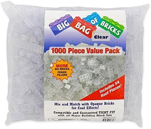 SCS Direct Building Block Friends Pastel Bricks- 1000 Pcs Bulk Set-10 Colors with 27 Roof Pieces - Compatible & Tight Fit with All Major Brands- Great for Activity Tables, Creativity & School Projects in Saudi Arabia