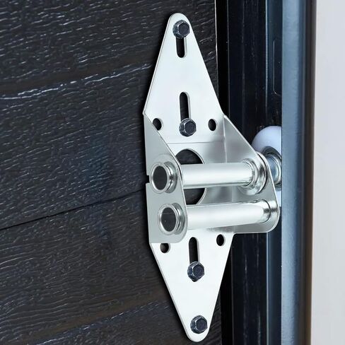 8 PCS Garage Door Hinges with Mounting Bolts, Heavy Duty #2 Door Hinges with Galvanized Finish for Residential/Light Commercial Garage Door Replacement in Saudi Arabia