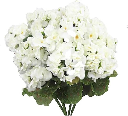 FERIAL4PCS زهور حرير إبرة الراعي الحمراء الاصطناعية في الهواء الطلق نبات بوش زهور صناعية إبرة الراعي لديكور المنزل الأزهار في الهواء الطلق داخلي حديقة فناء قبر مزهرية الجدول المركزية in Kuwait