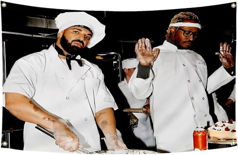 Drake and Future Funny Flag Life Is Good Album 3x5 Feet Tapestry Banner For College Man Cave Dorm in Saudi Arabia