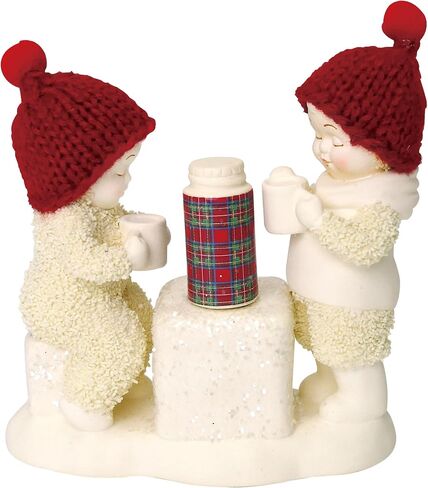 Department 56 Snowbabies “Cold Days, Warm Cocoa" Porcelain Figurine, 4" in Saudi Arabia