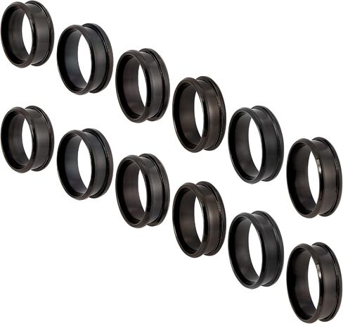 UNICRAFTALE Stainless Steel Blank Core Ring Settings Finger Ring Blanks for Inlay Comfort Grooved Finger Ring Round Empty Ring for Jewelry Making in Saudi Arabia