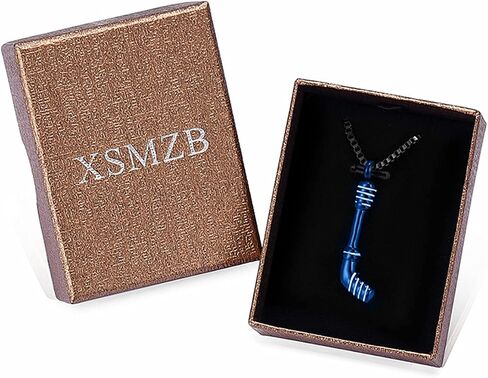 XSMZB Hockey Stick Cremation Jewelry for Ashes Pendant Locket Holder Ashes for Pet/Human Stainless Steel Keepsake Memorial Urn Necklace in Kuwait