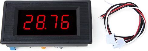 Mini Digital DC Voltmeter, 79x43x24 mm 4 Digit Voltage Tester Meter with Red LED Display Panel for Measure Various Battery Voltages(DC 500mV/1V/2V) in Saudi Arabia