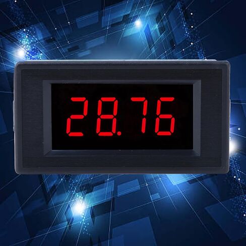 Mini Digital DC Voltmeter, 79x43x24 mm 4 Digit Voltage Tester Meter with Red LED Display Panel for Measure Various Battery Voltages(DC 500mV/1V/2V) in Saudi Arabia