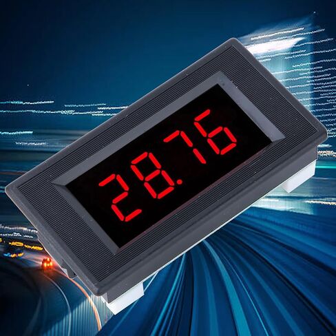 Mini Digital DC Voltmeter, 79x43x24 mm 4 Digit Voltage Tester Meter with Red LED Display Panel for Measure Various Battery Voltages(DC 500mV/1V/2V) in Saudi Arabia