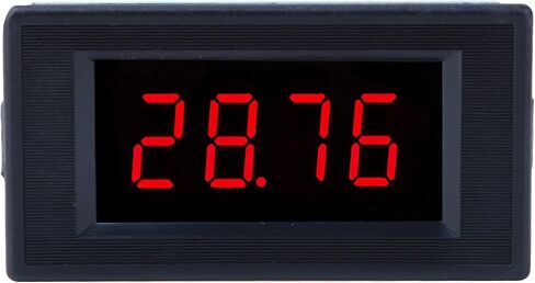 Mini Digital DC Voltmeter, 79x43x24 mm 4 Digit Voltage Tester Meter with Red LED Display Panel for Measure Various Battery Voltages(DC 500mV/1V/2V) in Saudi Arabia