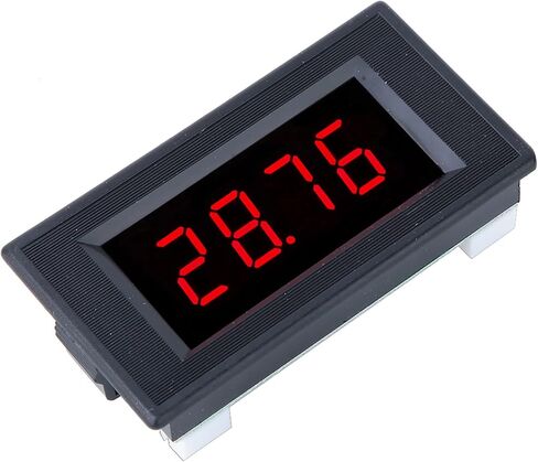 Mini Digital DC Voltmeter, 79x43x24 mm 4 Digit Voltage Tester Meter with Red LED Display Panel for Measure Various Battery Voltages(DC 500mV/1V/2V) in Saudi Arabia