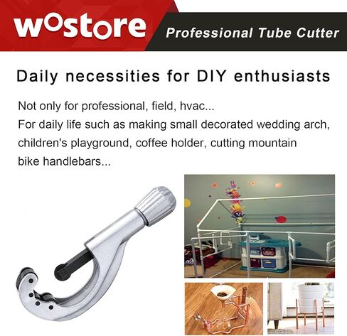 Tubing Cutter 1/4 to 2-5/8 Inch Pipe Copper PVC Aluminum Tube with Replaceable Blade in Saudi Arabia
