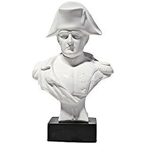 danila-souvenirs French Emperor Napoleon Bonaparte Marble Bust Statue Sculpture 5.2'' White (13 cm)