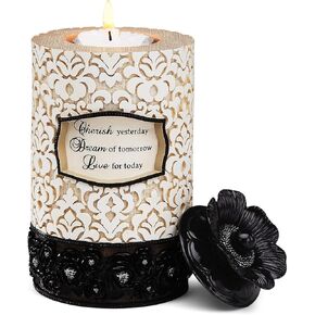 Pavilion Gift Company Cherish, Dream, Live 6" Cylinder Candle Holder