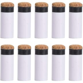 Alomejor 10pcs Cue Tips Pool Billiards Rod Stick Replacement Parts Repair Tool Supplies Accessories （10mm/11mm/12mm/13mm，Optional Size）