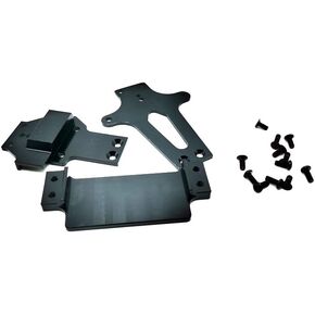 RIAARIO 1/14 Second Floor Plate - Aluminum Alloy (do not Assemble) with 4 Assembled Hexagonal Screws (Other Screws are not Included) - Black in Kuwait